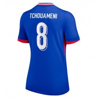 Echipament fotbal Franţa Aurelien Tchouameni #8 Tricou Acasa European 2024 pentru femei maneca scurta